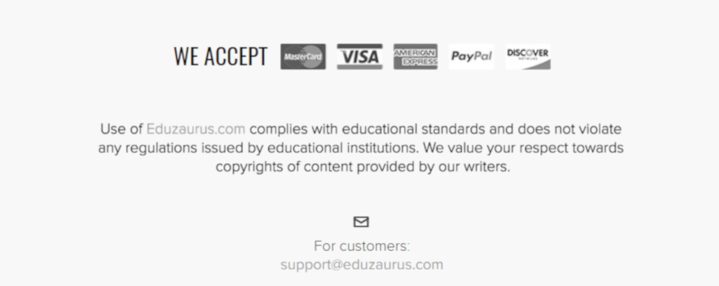 eduzaurus payment