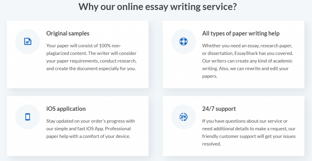 EssayShark Features
