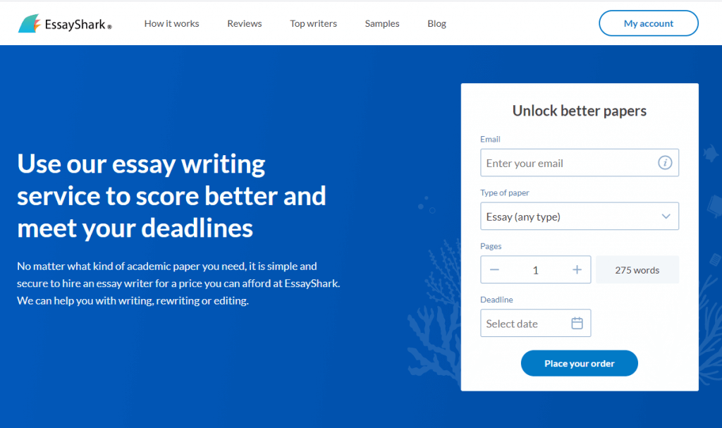 essayshark account opening